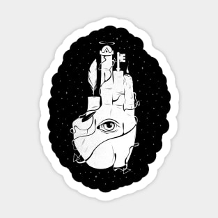 Observers Hand Sticker